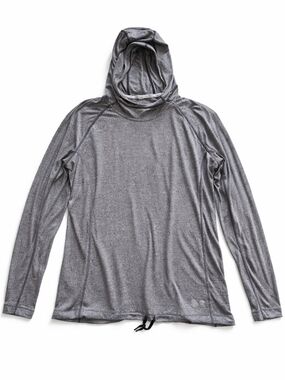 Lightweight Gray Hooded Long Sleeve Top Under Amour